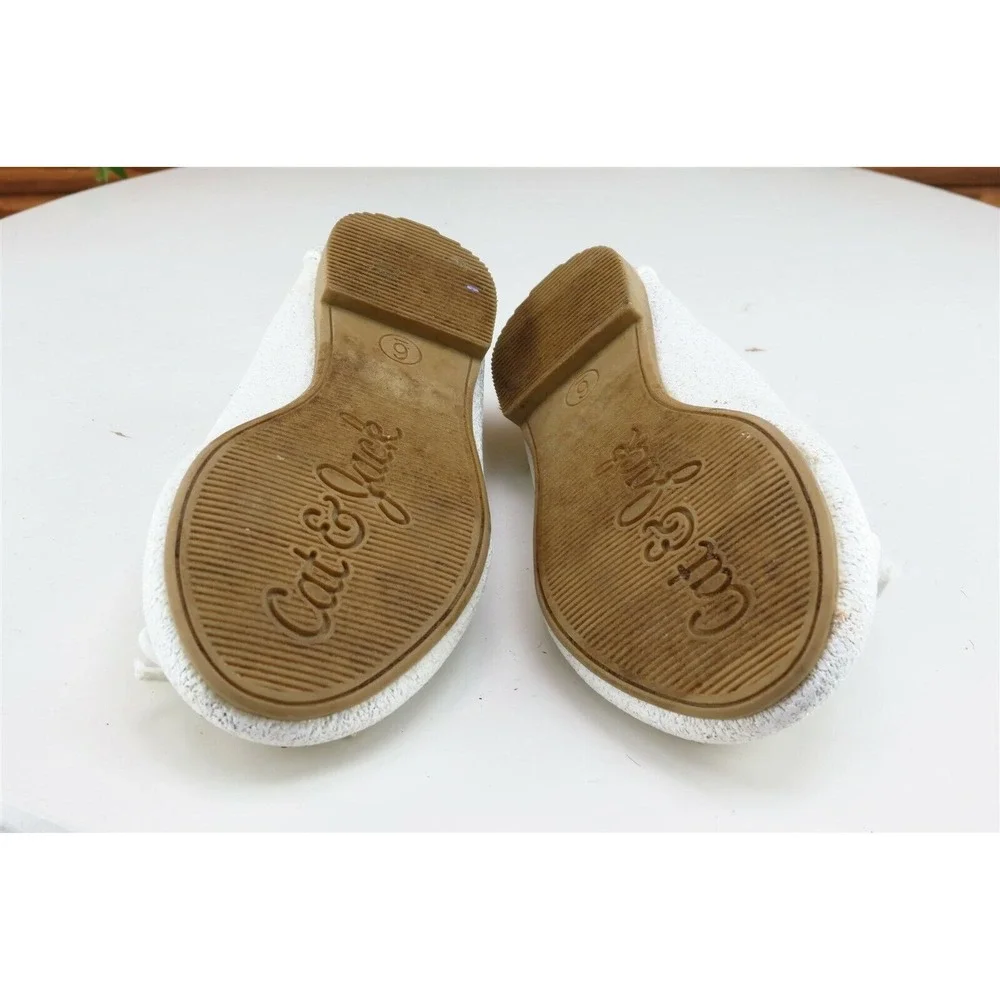 Cat & Jack Toddler Girls 6 Medium White Mary Jane‎ Synthetic